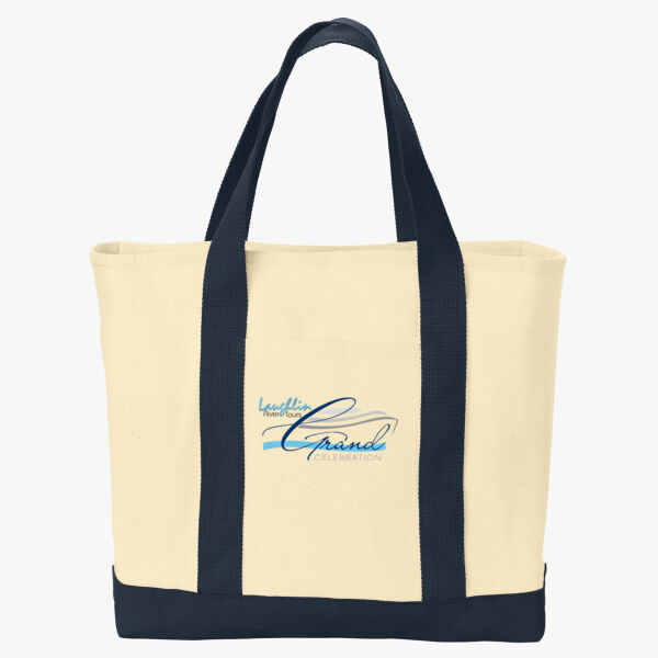 Ideal Twill Two Tone Shopping Tote Thumbnail